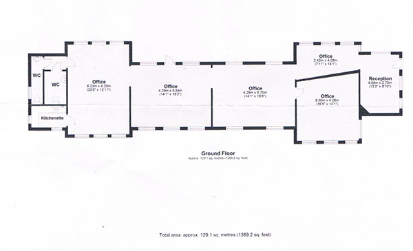 Lot: 96 - OFFICES PREMISES AND PARKING WITH POTENTIAL -